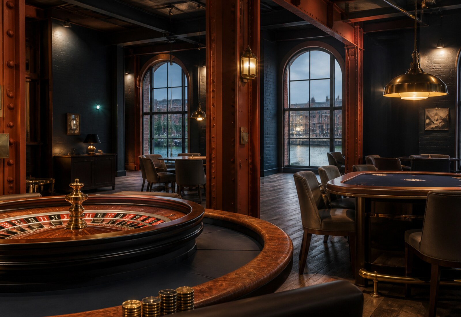 Casino tables opening during the First Watch